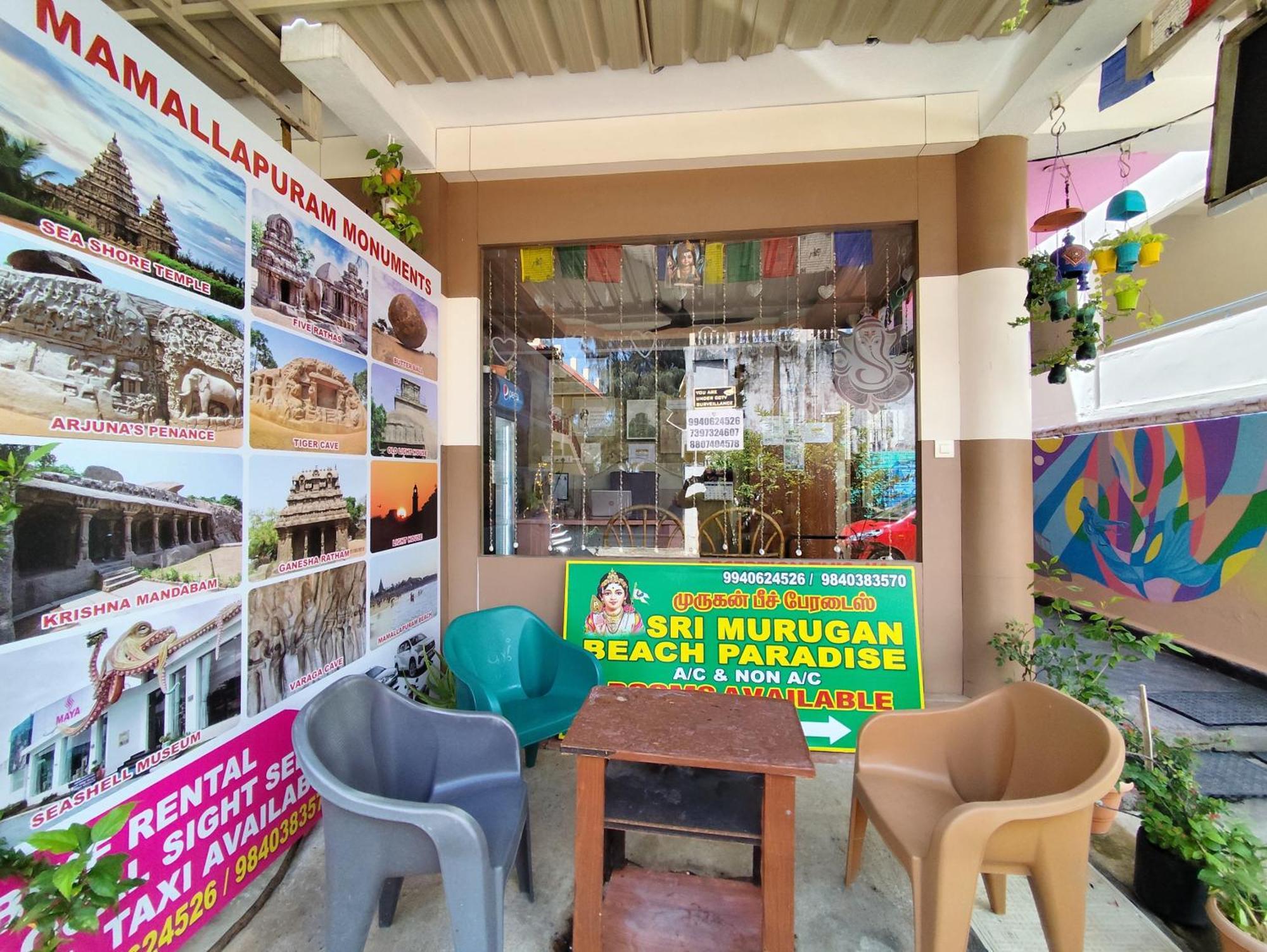 Sri Murugan Beach Paradise Hotel Mahabalipuram Ngoại thất bức ảnh